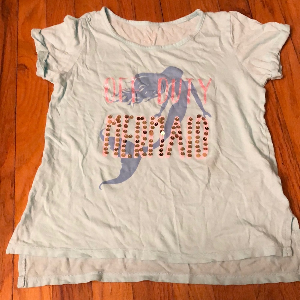 5/$15 CRB girl short sleeve t shirt size large
